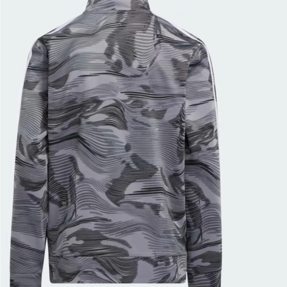 Adidas Men's Black and Gray Windbreaker